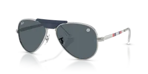 แว่นกันแดด Rayban RB3925-9289R5 มุมเฉียง สีเงิน สำหรับทุกเพศ