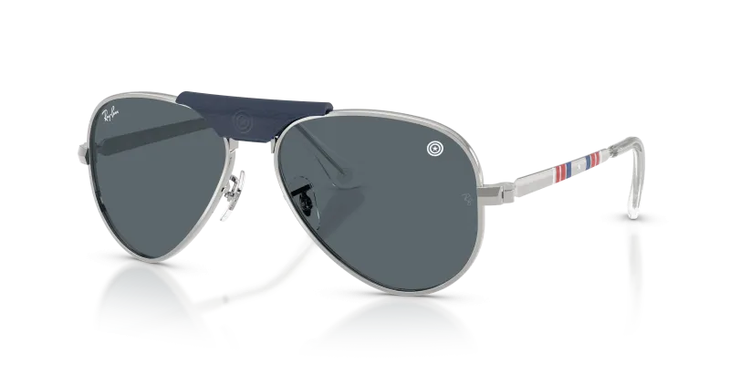 แว่นกันแดด Rayban RB3925-9289R5 มุมเฉียง สีเงิน สำหรับทุกเพศ
