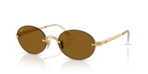 Rayban RB3929-001/83 แว่นกันแดดสีมองอะริสต้าเลนส์น้ำตาลเข้มโพลาไรซ์ ทั้งสองเพศ
