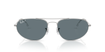 แว่นกันแดด Rayban RB3945-003/3R Silver Dark Blue Polarized ด้านหน้า
