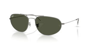 Rayban RB3945-004/31 แว่นกันแดดทรงเรขาคณิตสีกันเมทัลเลนส์เขียว ยูนิเซ็กซ์