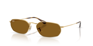 Rayban RB3947 001/33 แว่นกันแดดสีมองอะริสต้าทองอมน้ำตาล ทั้งสองเพศ
