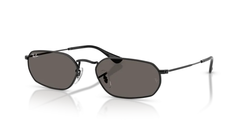 แว่นกันแดด Rayban RB3947-002/B1 Black Dark Grey Rayban RB3947 002/B1 แว่นกันแดดสีดำล้วน ทั้งสองเพศ