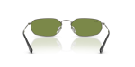 แว่นกันแดด Rayban RB3947-004/4E Gunmetal Green Rayban RB3947 004/4E ขาแว่นด้านใน