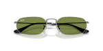 แว่นกันแดด Rayban RB3947-004/4E Gunmetal Green Rayban RB3947 004/4E close-up ด้านหน้า