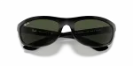 แว่นกันแดด Rayban Balorama RB4089-601/31 Black G-15 Green Rayban Balorama RB4089 601/31 close-up ด้านหน้า