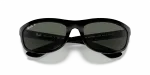 แว่นกันแดด Rayban Balorama RB4089-601/58 Black G-15 Green Polarized Rayban Balorama RB4089 601/58 close-up ด้านหน้า