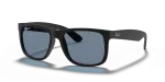แว่นกันแดด Rayban Justin RB4165F-622/2V Rubber Black Blue Polarized Rayban Justin RB4165F-622/2V แว่นกันแดดกรอบไนลอนดำรับเบอร์เลนส์โพลาไรซ์น้ำเงิน ผู้ชาย