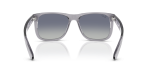 แว่นกันแดด Rayban Justin RB4165F-67924L Transparent Grey Dark Blue To Light Grey Gradient แว่นกันแดด Rayban RB4165F-67924L ขาแว่นด้านใน