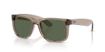 แว่นกันแดด Rayban RB4165F-691871 มุมเฉียง สีน้ำตาลโปร่งใส สำหรับผู้ชาย