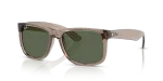 แว่นกันแดด Rayban RB4165F-691871 มุมเฉียง สีน้ำตาลโปร่งใส สำหรับผู้ชาย