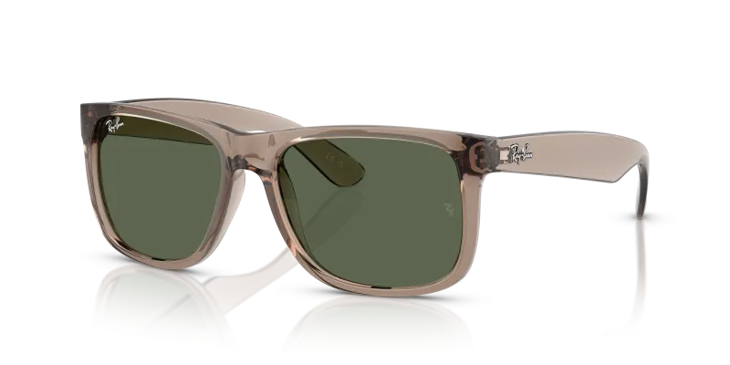 แว่นกันแดด Rayban RB4165F-691871 มุมเฉียง สีน้ำตาลโปร่งใส สำหรับผู้ชาย