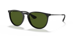 Rayban Erika RB4171F 601/2P แว่นกันแดดเลนส์โพลาไรซ์ G-15 สีเขียว กรอบดำ สำหรับผู้หญิง