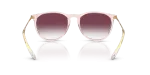 แว่นกันแดด Rayban Erika RB4171F-67428H Transparent Pink Clear To Dark Violet Gradient แว่นกันแดด Rayban RB4171F-67428H ขาแว่นด้านใน