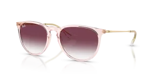 แว่นกันแดด Rayban RB4171F-67428H มุมเฉียง สีชมพูโปร่งใส สำหรับผู้หญิง