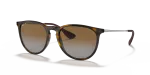 แว่นกันแดด Rayban Erika RB4171F-710/T5 Light Havana Brown Polarized Rayban RB4171F 710/T5 แว่นกันแดดสี Light Havana Brown Polarized สำหรับผู้หญิง
