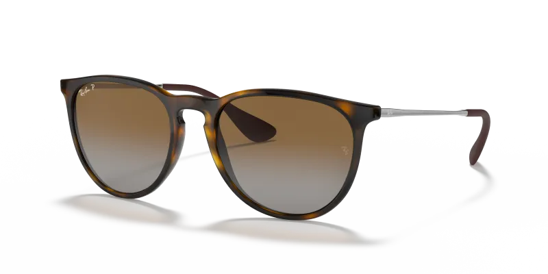 แว่นกันแดด Rayban Erika RB4171F-710/T5 Light Havana Brown Polarized Rayban RB4171F 710/T5 แว่นกันแดดสี Light Havana Brown Polarized สำหรับผู้หญิง