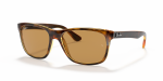 Rayban RB4181 710/83 แว่นกันแดดทรงสี่เหลี่ยมจัตุรัสฮาวานาอ่อนเลนส์โพลาไรซ์น้ำตาล สำหรับผู้ชาย