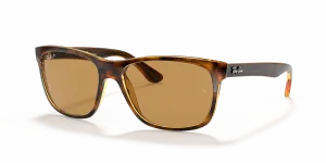 Rayban RB4181 710/83 แว่นกันแดดทรงสี่เหลี่ยมจัตุรัสฮาวานาอ่อนเลนส์โพลาไรซ์น้ำตาล สำหรับผู้ชาย
