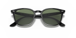 แว่นกันแดด Rayban RB4258F-601/71 Black Dark Green Rayban RB4258F 601/71 close-up ด้านหน้า