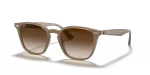 Rayban RB4258F 616613 แว่นกันแดดสีเบจเลนส์น้ำตาลไล่ระดับ ยูนิเซ็กซ์