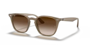 Rayban RB4258F 616613 แว่นกันแดดสีเบจเลนส์น้ำตาลไล่ระดับ ยูนิเซ็กซ์