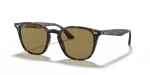 แว่นกันแดด Rayban RB4258F-710/73 Light Havana Dark Brown Rayban RB4258F 710/73 แว่นกันแดดลายเต่าฮาวานาอ่อน ทั้งสองเพศ