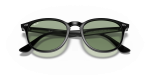 แว่นกันแดด Rayban RB4259F-601/2 Black Light Green Rayban RB4259F 601/2 close-up ด้านหน้า