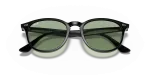 แว่นกันแดด Rayban RB4259F-601/2 Black Light Green Rayban RB4259F 601/2 close-up ด้านหน้า
