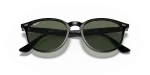 แว่นกันแดด Rayban RB4259F-601/71 Black Dark Green Rayban RB4259F 601/71 close-up ด้านหน้า