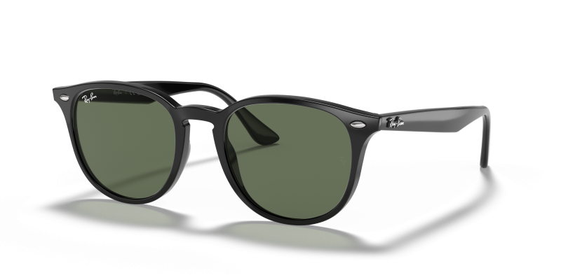 แว่นกันแดด Rayban RB4259F-601/71 Black Dark Green Rayban RB4259F 601/71 แว่นกันแดดเลนส์เขียวเข้ม ทรงแฟนทอส ทุกเพศ