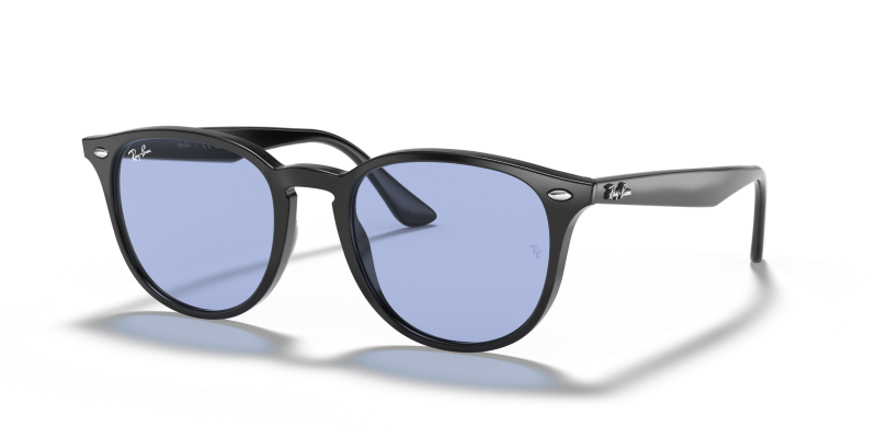 แว่นกันแดด Rayban RB4259F-601/80 Black Blue Rayban RB4259F 601/80 แว่นกันแดดเลนส์น้ำเงิน ทรงแฟนทอส ทุกเพศ