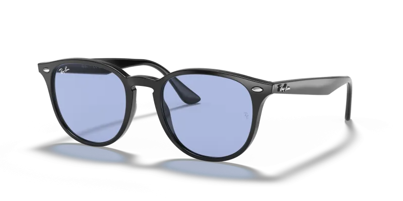 แว่นกันแดด Rayban RB4259F-601/80 Black Blue Rayban RB4259F 601/80 แว่นกันแดดเลนส์น้ำเงิน ทรงแฟนทอส ทุกเพศ