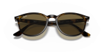 แว่นกันแดด Rayban RB4259F-710/73 Light Havana Dark Brown Rayban RB4259F 710/73 close-up ด้านหน้า