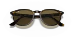 แว่นกันแดด Rayban RB4259F-710/73 Light Havana Dark Brown Rayban RB4259F 710/73 close-up ด้านหน้า