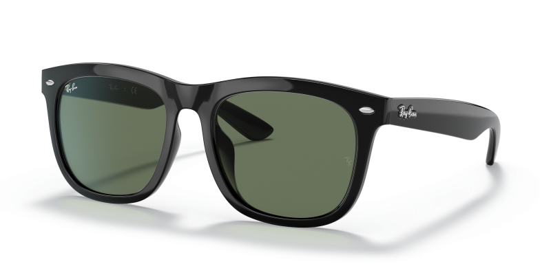 Rayban RB4260D-601/71 แว่นกันแดดทรงสี่เหลี่ยมจัตุรัสสีดำเลนส์เขียวคลาสสิก ยูนิเซ็กซ์