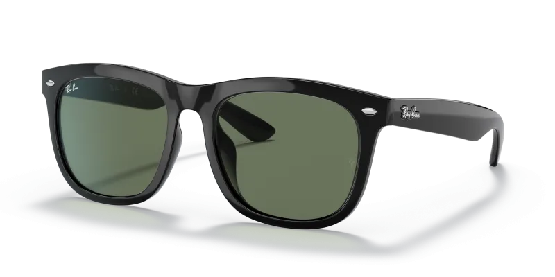 Rayban RB4260D-601/71 แว่นกันแดดทรงสี่เหลี่ยมจัตุรัสสีดำเลนส์เขียวคลาสสิก ยูนิเซ็กซ์