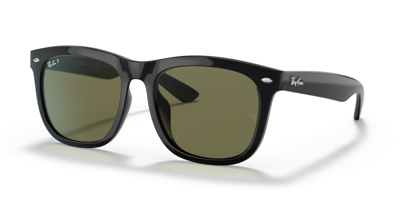 แว่นกันแดด Rayban RB4260D-601/9A Black G15 Polarized Green Rayban RB4260D-601/9A แว่นกันแดดทรงสี่เหลี่ยมจัตุรัสสีดำเลนส์โพลาไรซ์ G-15 เขียว ยูนิเซ็กซ์