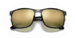 แว่นกันแดด Rayban RB4264-876/6O Grey Green Mirror Gold Polarized Rayban RB4264 876/6O close-up ด้านหน้า