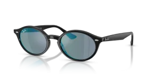 Rayban RB4315 601/8O แว่นกันแดดเลนส์มิเรอร์น้ำตาลสะท้อนฟ้าเทอร์ควอยซ์ ทุกเพศ
