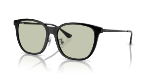Rayban RB4333D 601/2 แว่นกันแดดทรงสี่เหลี่ยมจัตุรัสโอเวอร์ไซส์ เลนส์เขียวอ่อน ทั้งสองเพศ