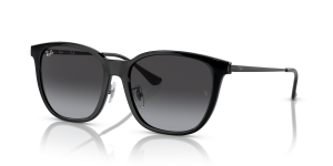 Rayban RB4333D 601/8G แว่นกันแดดทรงสี่เหลี่ยมจัตุรัสโอเวอร์ไซส์ เลนส์เทาไล่ระดับ ทั้งสองเพศ