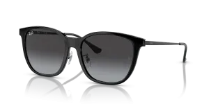 Rayban RB4333D 601/8G แว่นกันแดดทรงสี่เหลี่ยมจัตุรัสโอเวอร์ไซส์ เลนส์เทาไล่ระดับ ทั้งสองเพศ