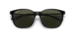 แว่นกันแดด Rayban RB4333D-601/9A Black Green Rayban RB4333D 601/9A close-up ด้านหน้า