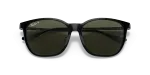 แว่นกันแดด Rayban RB4333D-601/9A Black Green Rayban RB4333D 601/9A close-up ด้านหน้า