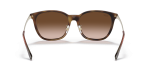 แว่นกันแดด Rayban RB4333D-710/13 Light Havana Brown Gradient Rayban RB4333D 710/13 ขาแว่นด้านใน