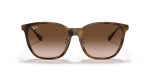 แว่นกันแดด Rayban RB4333D-710/13 Light Havana Brown Gradient Rayban RB4333D 710/13 ด้านหน้า