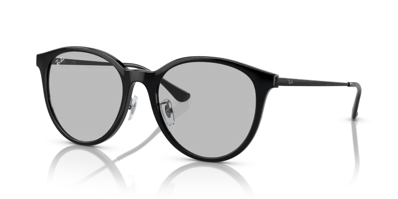 Rayban RB4334D 601/87 แว่นกันแดดทรงสี่เหลี่ยมจัตุรัสสีดำเลนส์เทาอ่อน ทั้งชายและหญิง