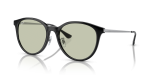 แว่นกันแดด Rayban RB4334D-6292/2 Black Green Rayban RB4334D 6292/2 แว่นกันแดดทรงสี่เหลี่ยมจัตุรัสสีดำเลนส์เขียว ทั้งชายและหญิง
