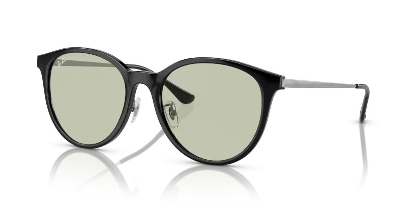 Rayban RB4334D 6292/2 แว่นกันแดดทรงสี่เหลี่ยมจัตุรัสสีดำเลนส์เขียว ทั้งชายและหญิง